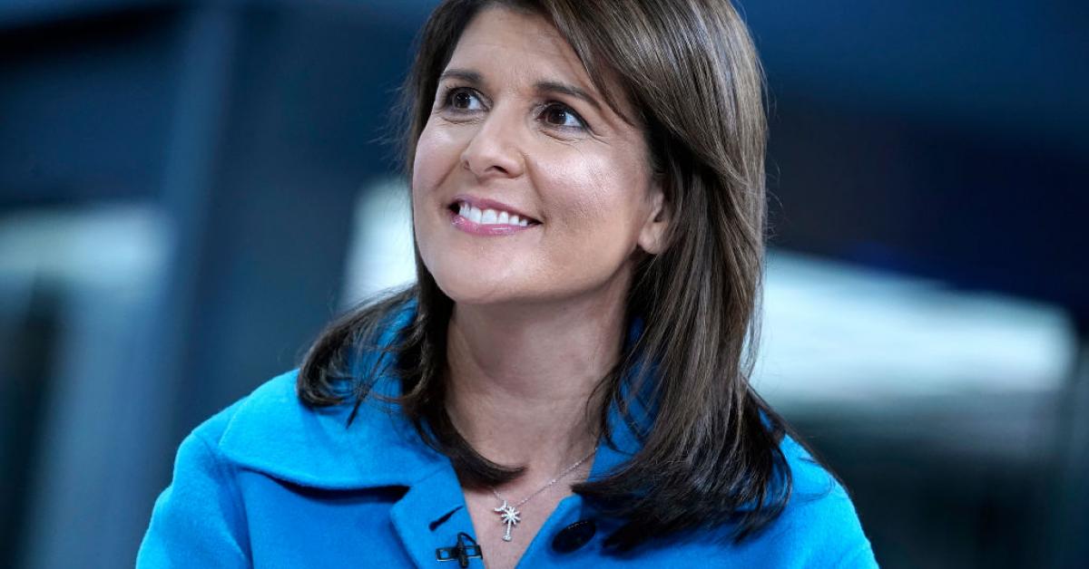 Former UN Ambassador Nikki Haley Hints Strongly At 2024 Presidential   GettyImages 1187164719 