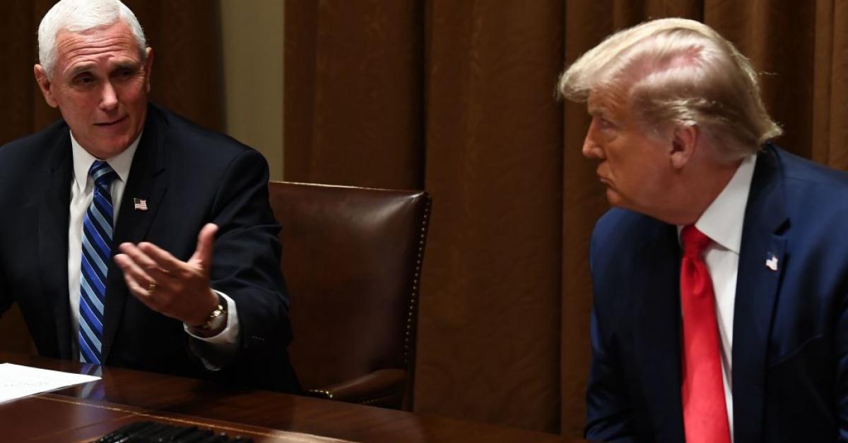 Amid growing distance, Trump and Pence vie for spotlight with back-to-back DC speeches