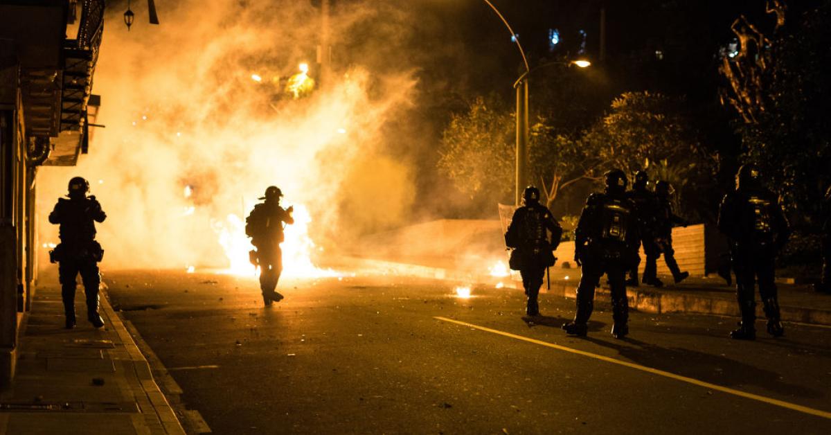 13 dead in Colombian riots sparked by death of man tased by police ...