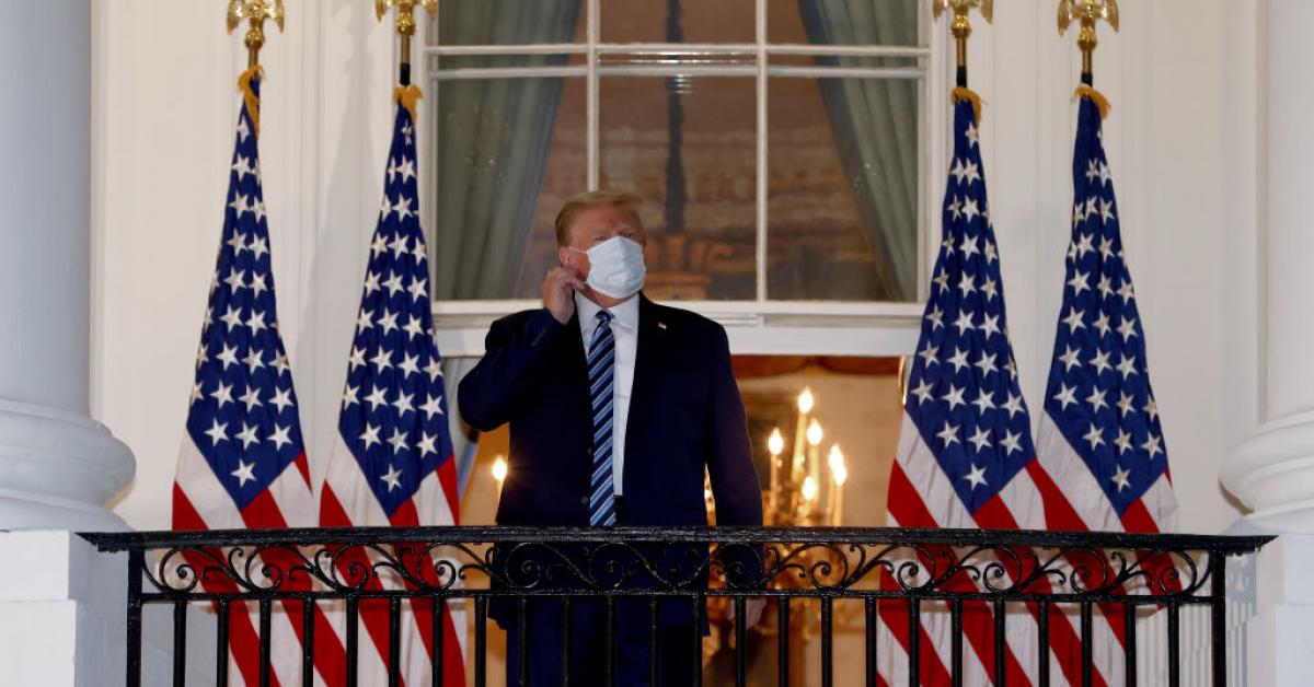 Trump to give White House balcony speech Saturday, return to public
