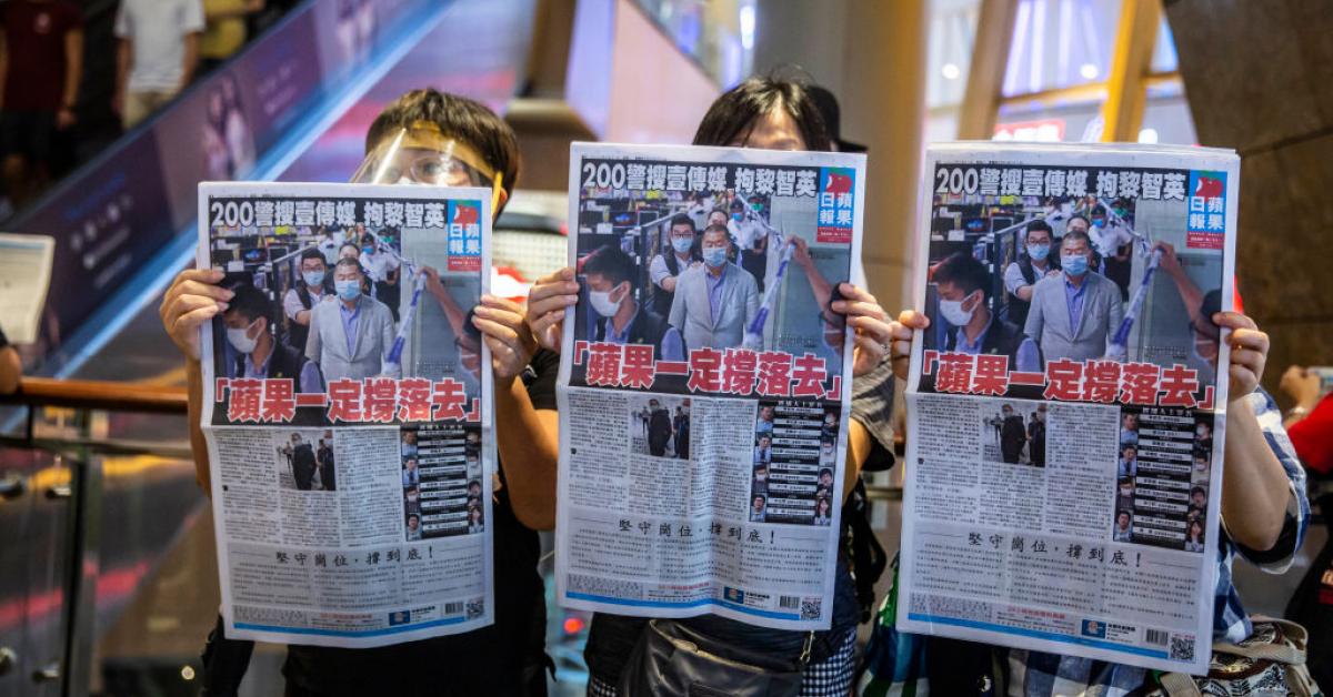 The U.S. plus 20 other countries call for freedom of the press in Hong Kong