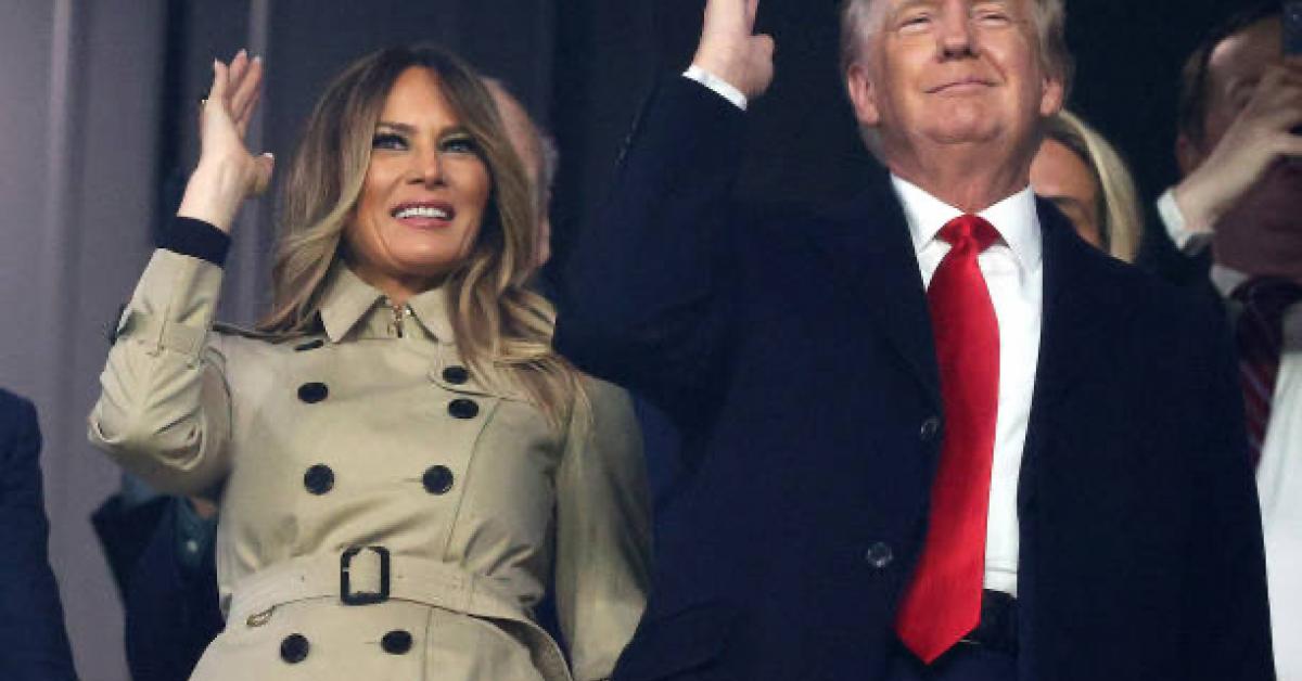 Trump, Wife Delight Braves Fans, Upset Liberal Writers by Doing Tomahawk  Chop at World Series - The Ohio Star