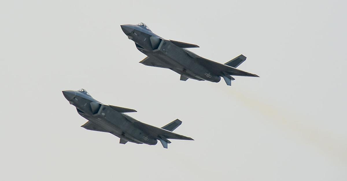 China deploys its advanced ‘Mighty Dragon’ jet fighters to patrol disputed waters
