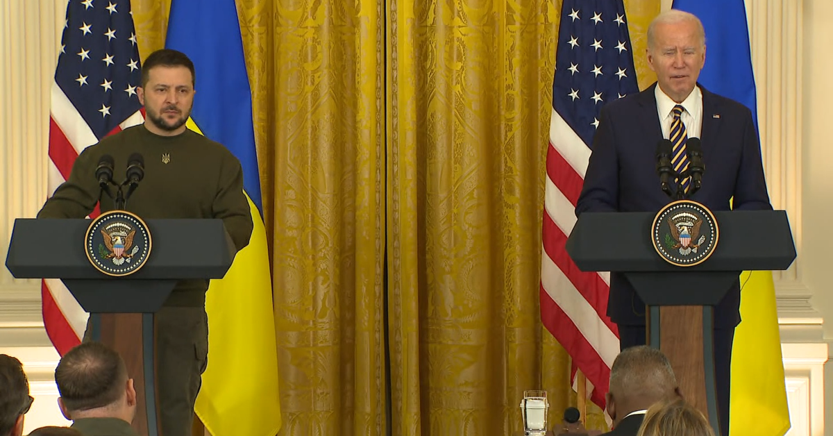 Zelensky and Biden hold joint press conference | Just The News