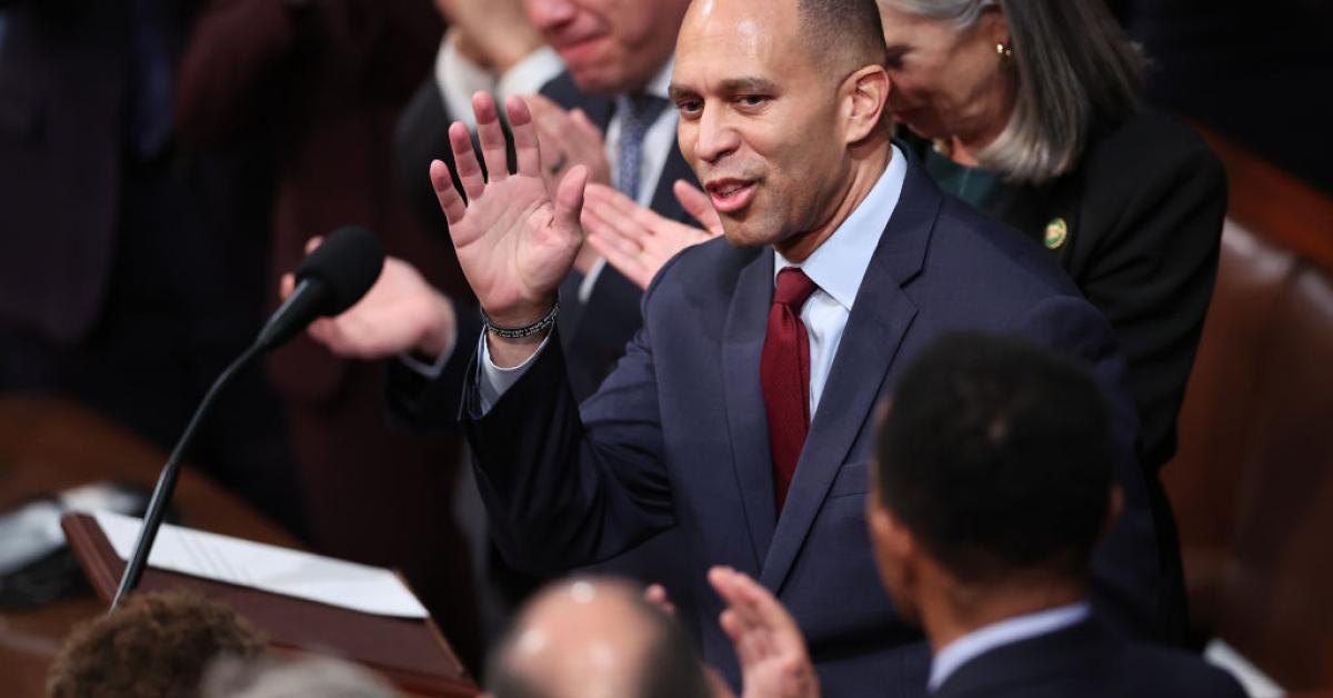 Democratic leader Hakeem Jeffries claims 5 police officers died 'as a ...