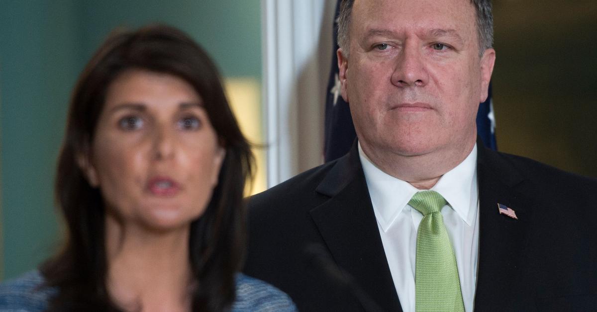 Pompeo Says Haley Quit Trump Admin Early – In Possible Prelude To GOP ...