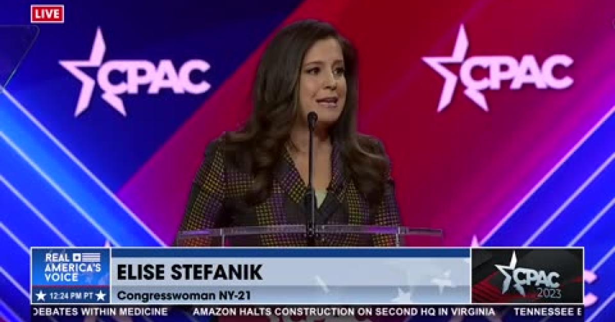 Trump strongly endorses Rep. Stefanik, says she is 'smart' and 'tough ...