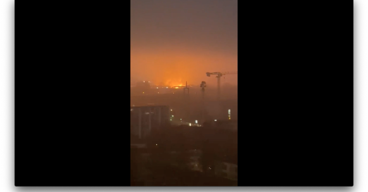Watch:   Fire and smoke seen from Hamburg  https://justthenews.com/videos/fire-and-smoke-seen-hambur...