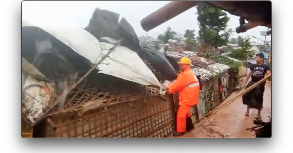 Cyclone rips through refugee camp in Bangladesh | Just The News