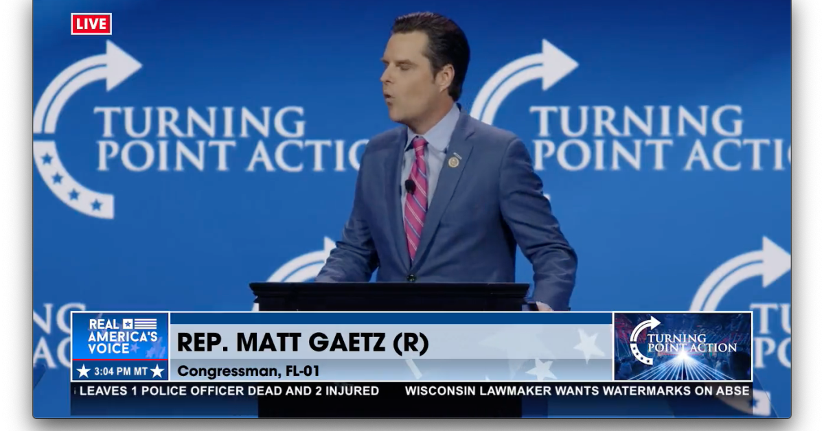 Rep. Matt Gaetz: COVID response attempt to turn US into “socialist ...