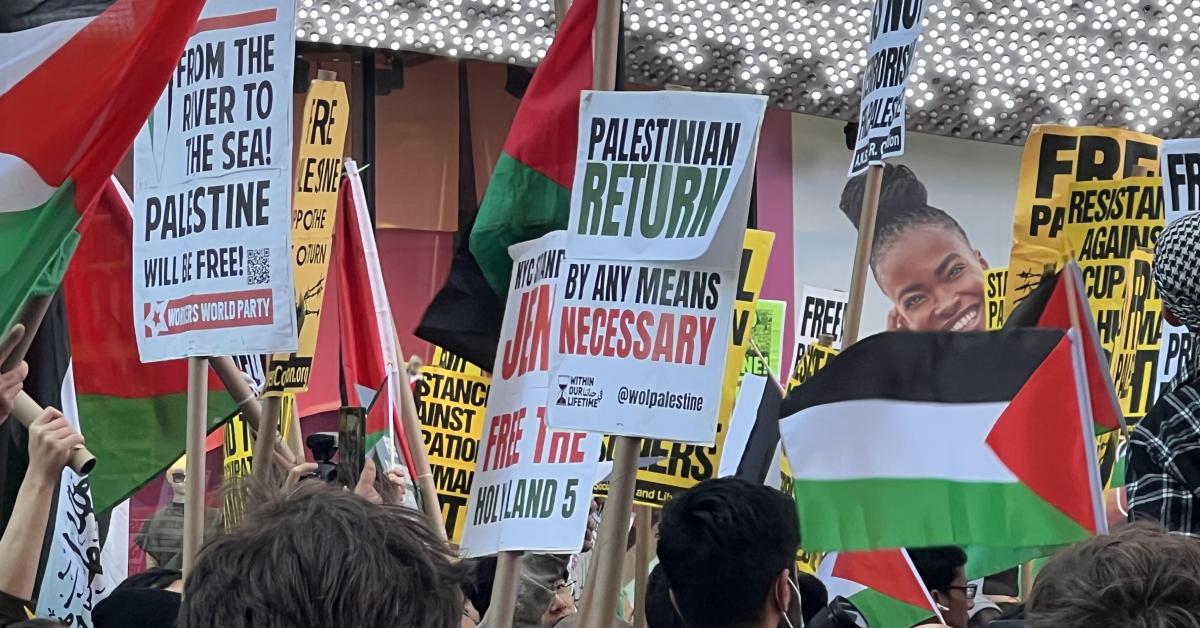 Pro-Palestinian Protesters Enter Fox News Building In New York City ...