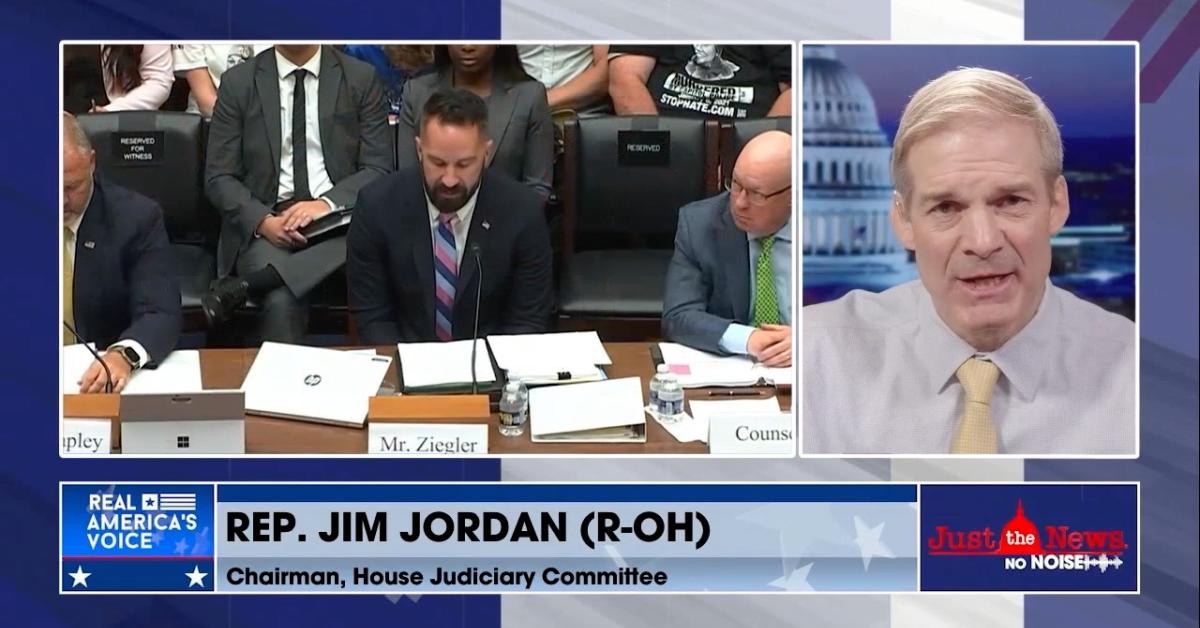 Jordan Says IRS Whistleblower Testimony Has Withstood Scrutiny, Unlike ...