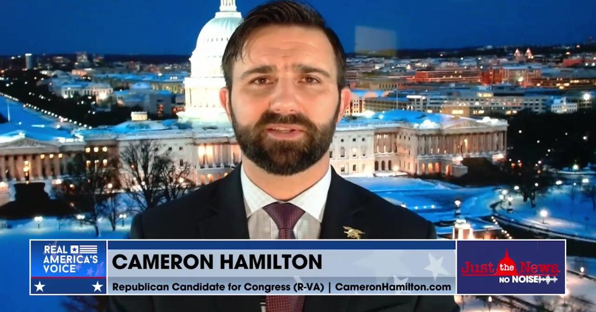 GOP Candidate for Congress Cameron Hamilton talks about his campaign in ...