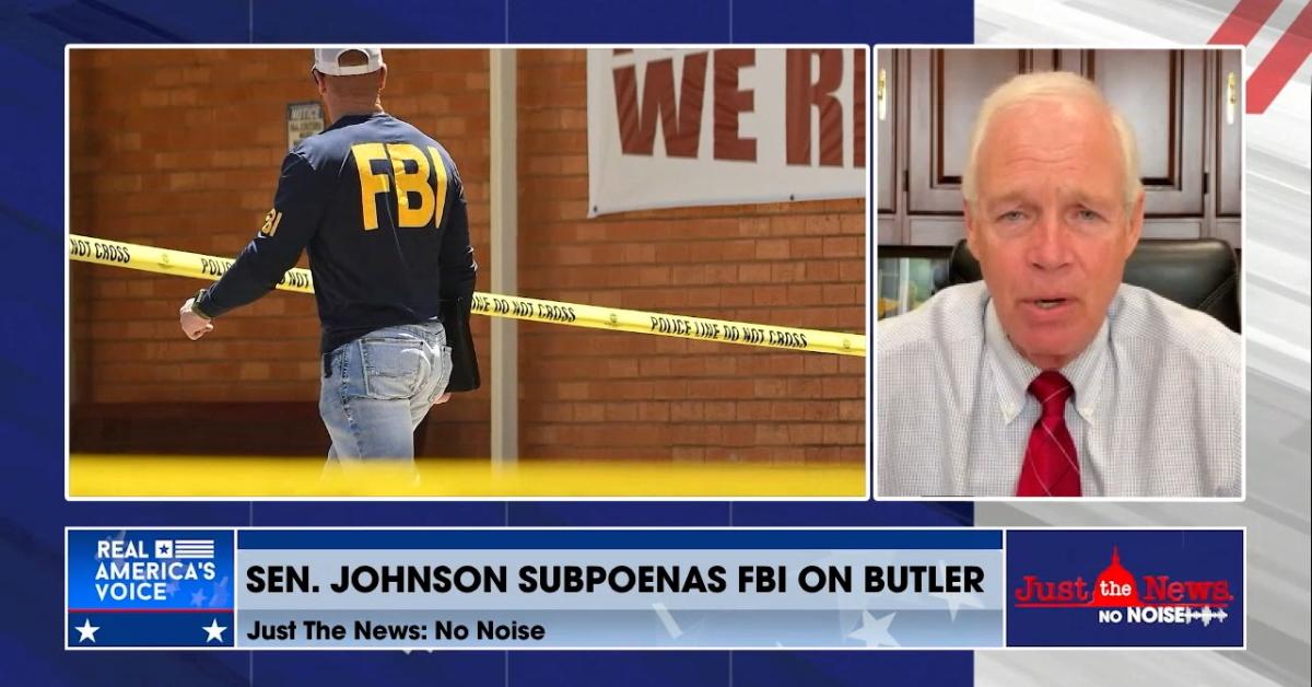Sen. Ron Johnson subpoenas the FBI on Butler, PA for more transparency ...