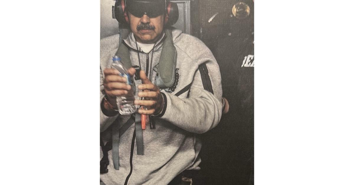 White House releases photo of Maduro on the USS Iwo Jima after he was captured by U.S. forces