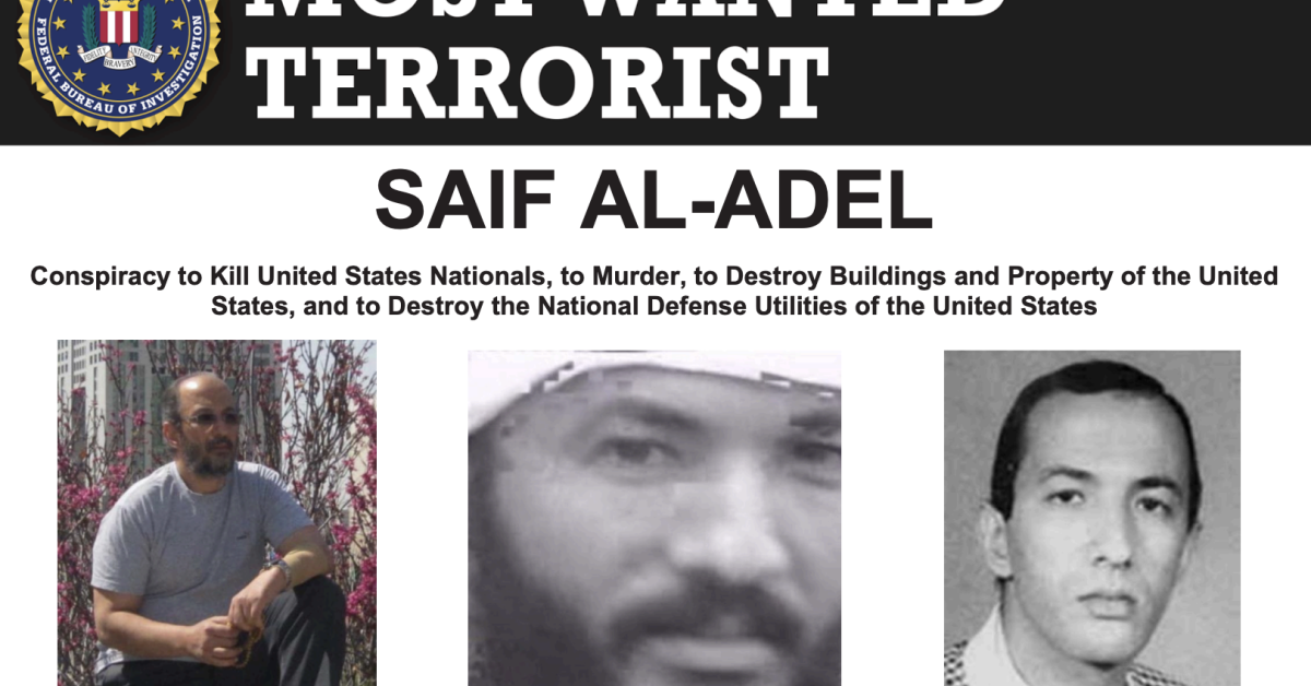 As war looms, indicted al-Qaeda chief has been under Iranian regime's protection for years