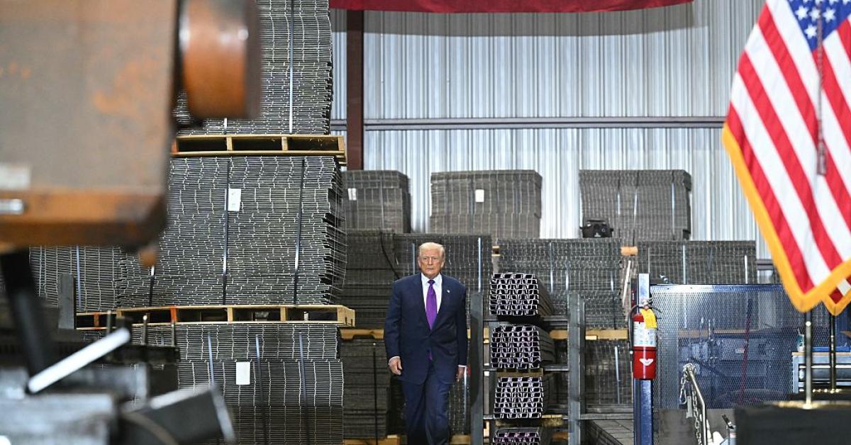 Trump tours Georgia steel mill as industry surges under Trump tariffs