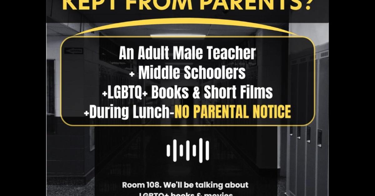 Parents say school district circumvented them by inviting kids to LGBTQ discussion with teacher