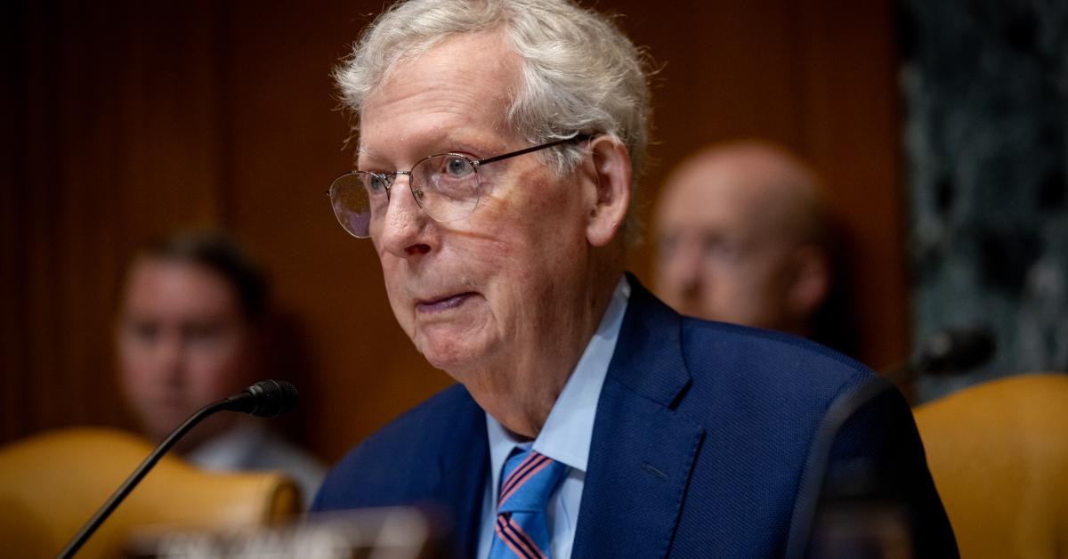 Sen. Mitch McConnell has been hospitalized, his office says