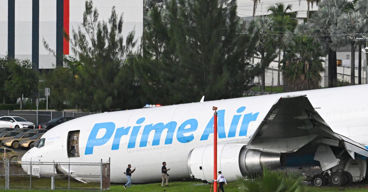 Pilot of Amazon-branded cargo plane warned the plane was 'too fast' prior to Miami crash: NTSB