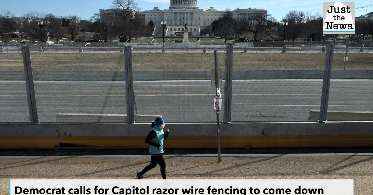 Capital Building Razor Wire Democratic Rep. says take down Capitol razor wire fencing, compares it ...