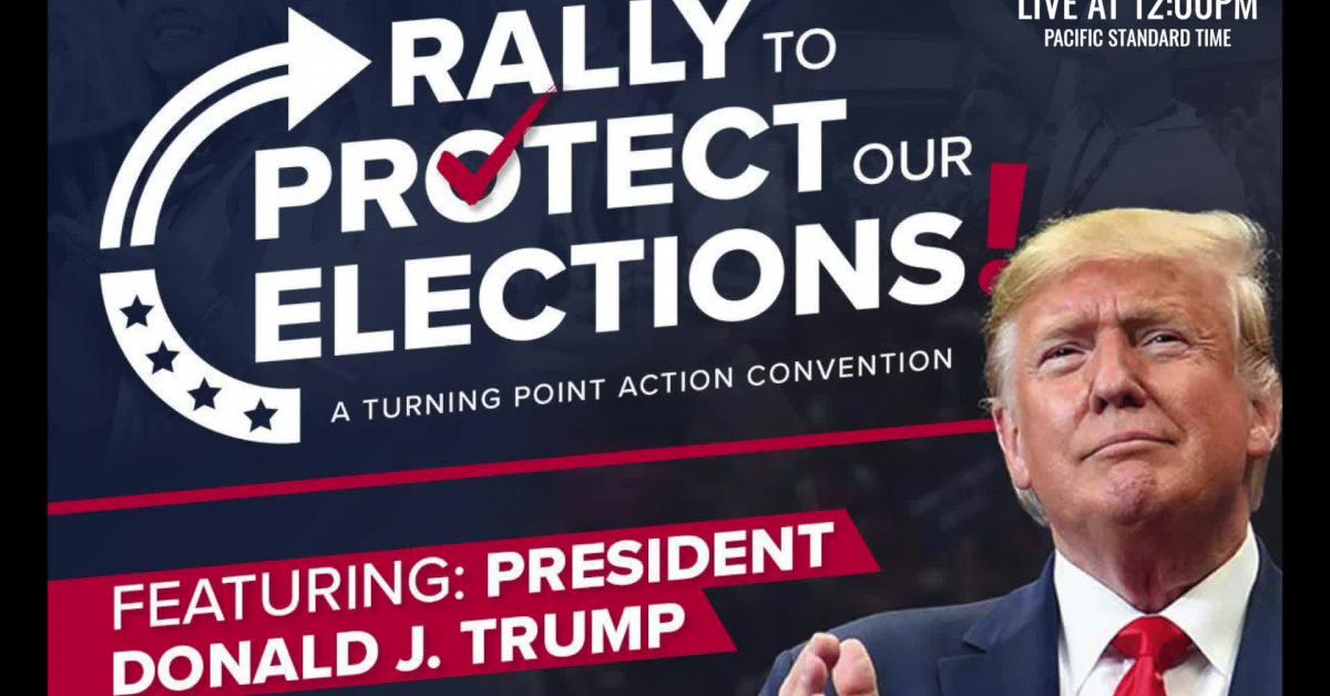 WATCH LIVE! President Donald Trump in AZ at Turning Point Action’s ...
