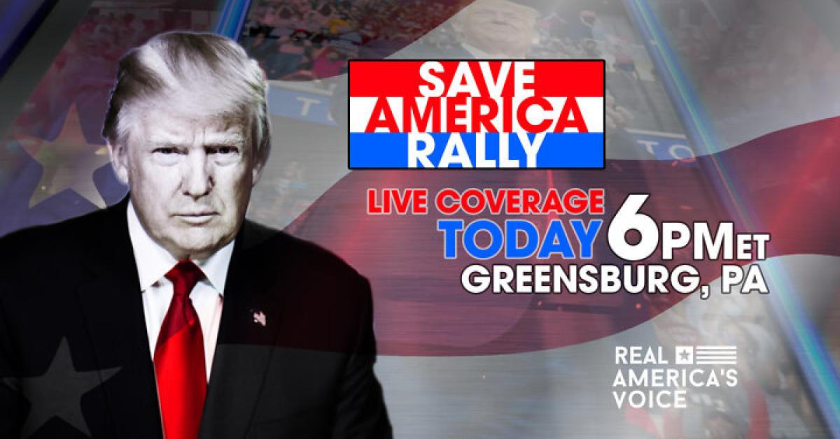 EXCLUSIVE LIVE TRUMP RALLY COVERAGE FROM GREENSBURG PA Just The News