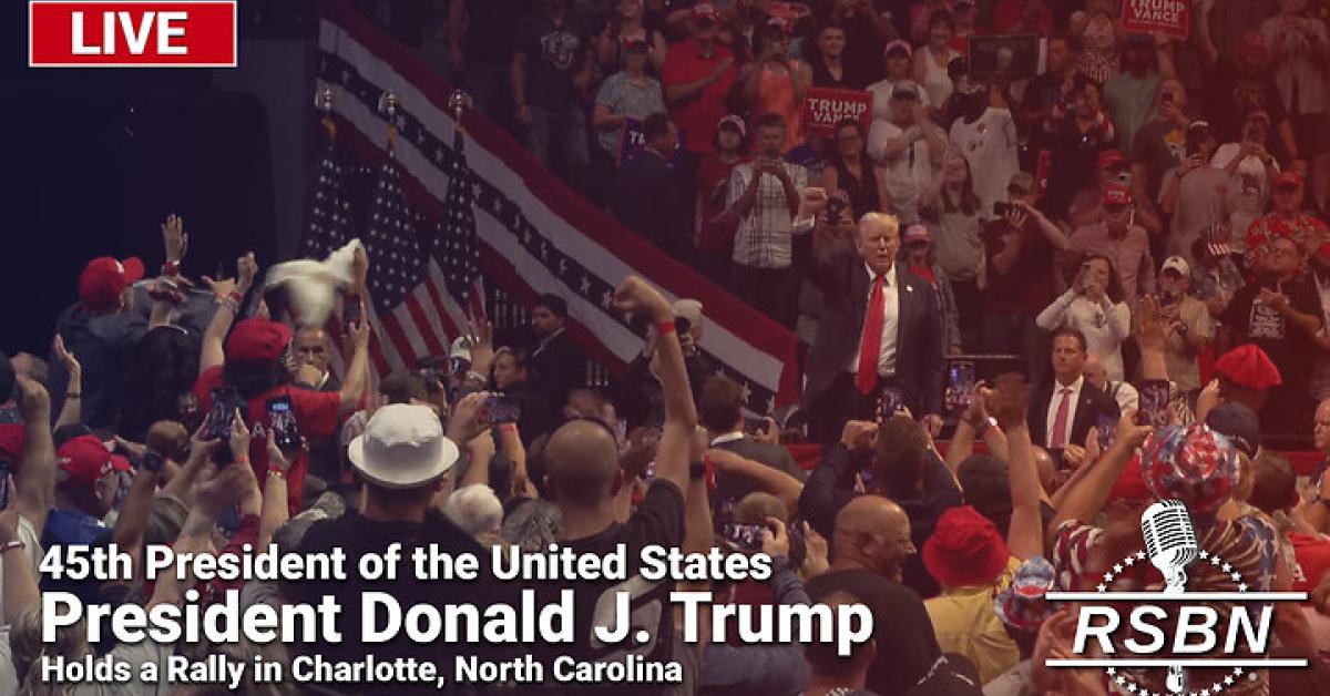 LIVE: President Trump Holds a Rally in Charlotte, North Carolina - 7/24 ...