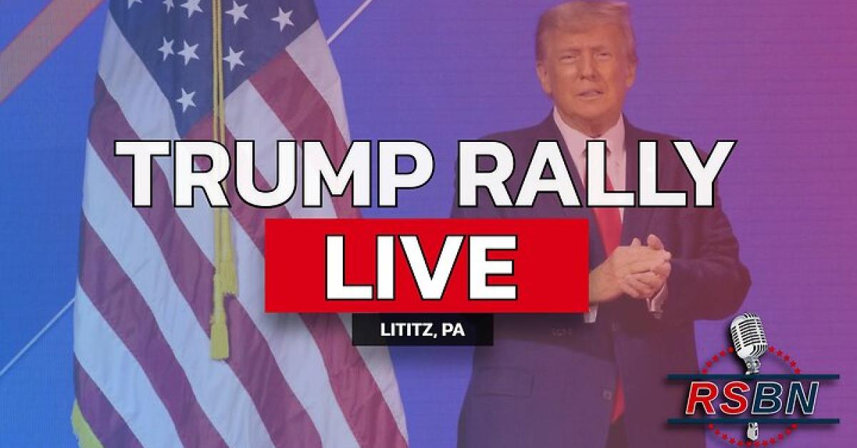 LIVE: President Trump Holds a Rally in Lititz, PA - 11/3/24 | Just The News