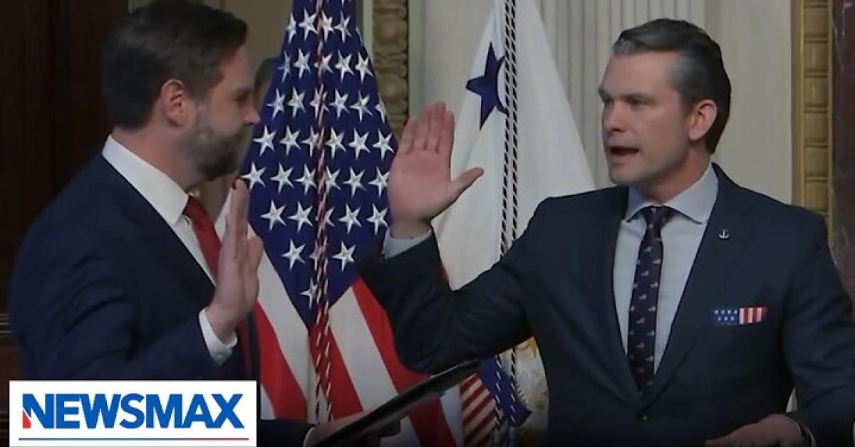 Pete Hegseth sworn in as secretary of defense | Just The News