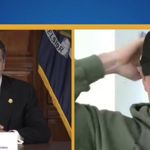 N.Y. Gov. Andrew Cuomo has coronavirus-stricken brother and CNN anchor Chris join his press briefing.