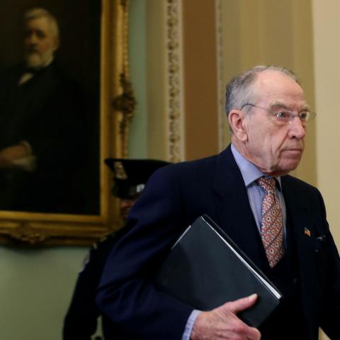 Sen. Chuck Grassley in January 2020