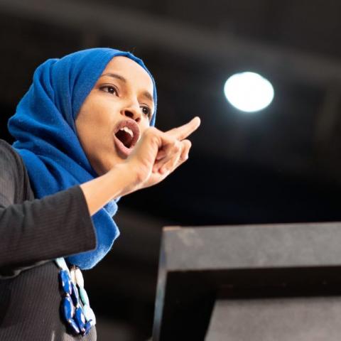 Ilhan Omar 'married her brother' and could face deportation in scheme, DHS Secretary Mullin says