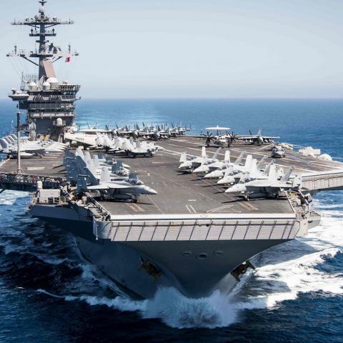 The U.S. aircraft carrier USS Theodore Roosevelt is returning to sea, nearly two months following a coronavirus outbreak.