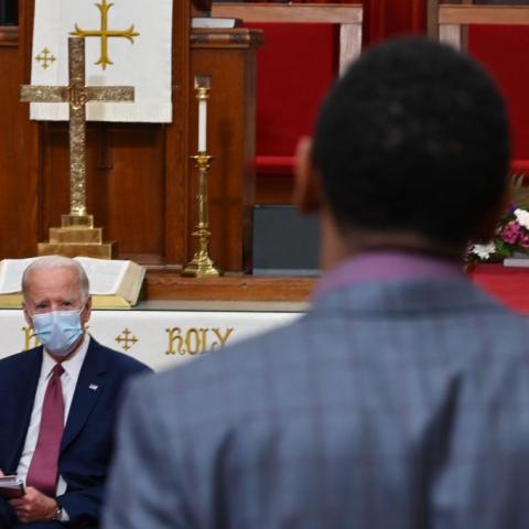 Joe Biden at Bethel AME Church in Wilmington DE 