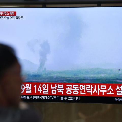 North and South Korea test missiles hours apart, in a dueling display of military prowess
