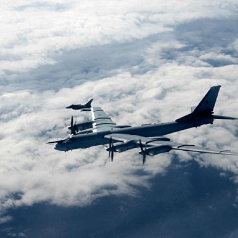 Russian Tu-95 bomber