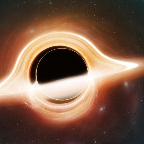 An illustration of a black hole