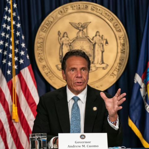NY Gov. Cuomo holds a COVID press briefing, Jul. 23