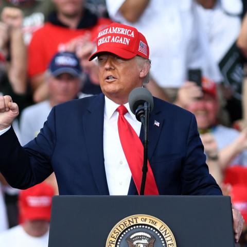 President Trump on October 29, 2020