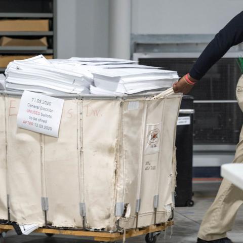 Ballot counting in Georgia