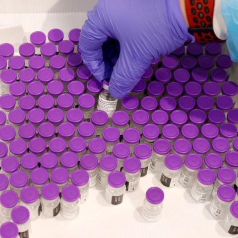 Doses of the Pfizer Covid-19 vaccine