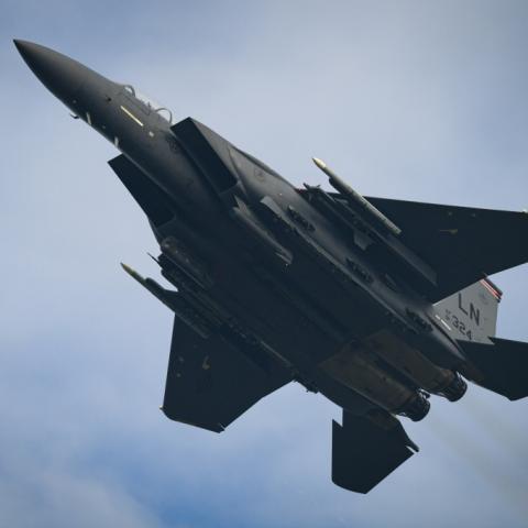 Injured American airman hid in mountain crevice with only a pistol