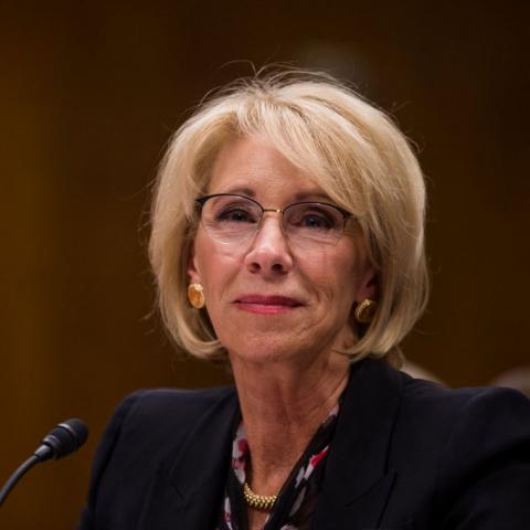 Betsy DeVos in 2019