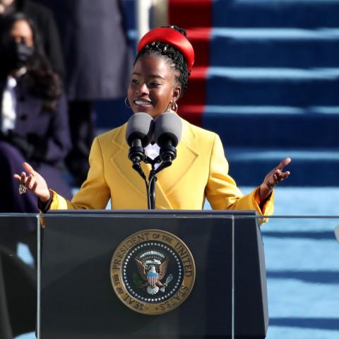 Amanda Gorman on January 20, 2021