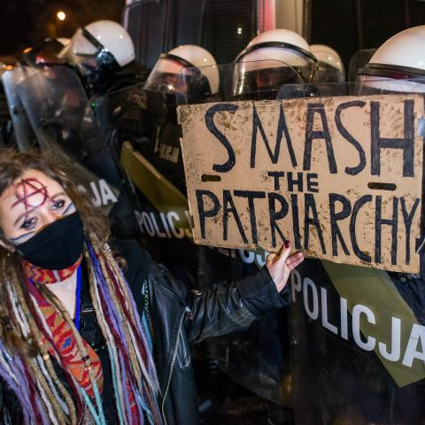 WARSAW, MASOVIAN, POLAND - 2021/01/30: