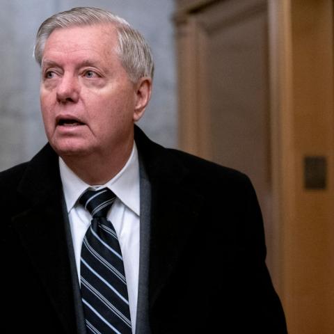 Sen. Lindsey Graham on February 13, 2021