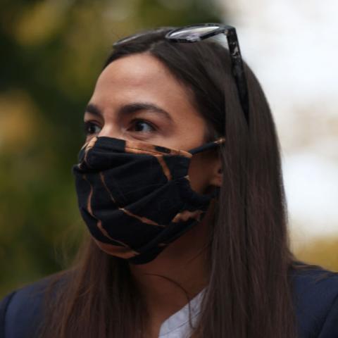 Rep. Alexandria Ocasio-Cortez in October 2020