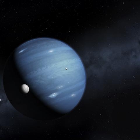 Planet Nine is hypothesized to lie far outside the orbit of Neptune