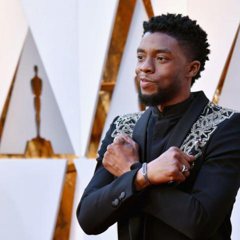 Actor Chadwick Boseman in 2018